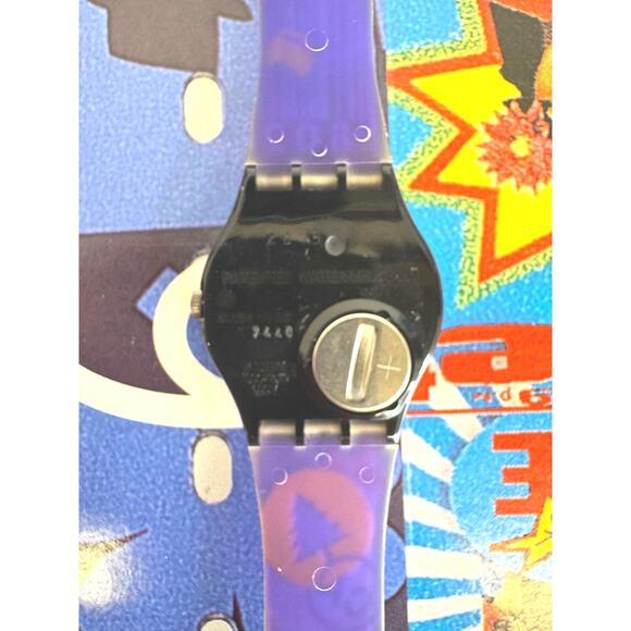 Swatch watch EAN CODE GB143 1992 Standard Gents New Old Stock - Picture 5 of 5